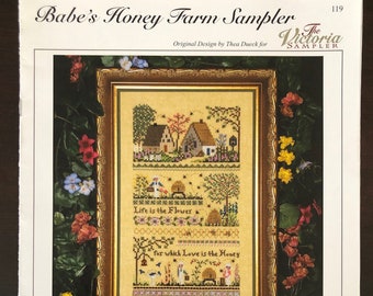 Babe's Honey Farm Sampler by Thea Dueck for The Victoria Sampler