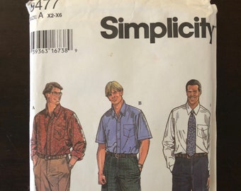 Simplicity 9477 - Men's Plus Separates - Sizes X2 to X6 - Factory Folded