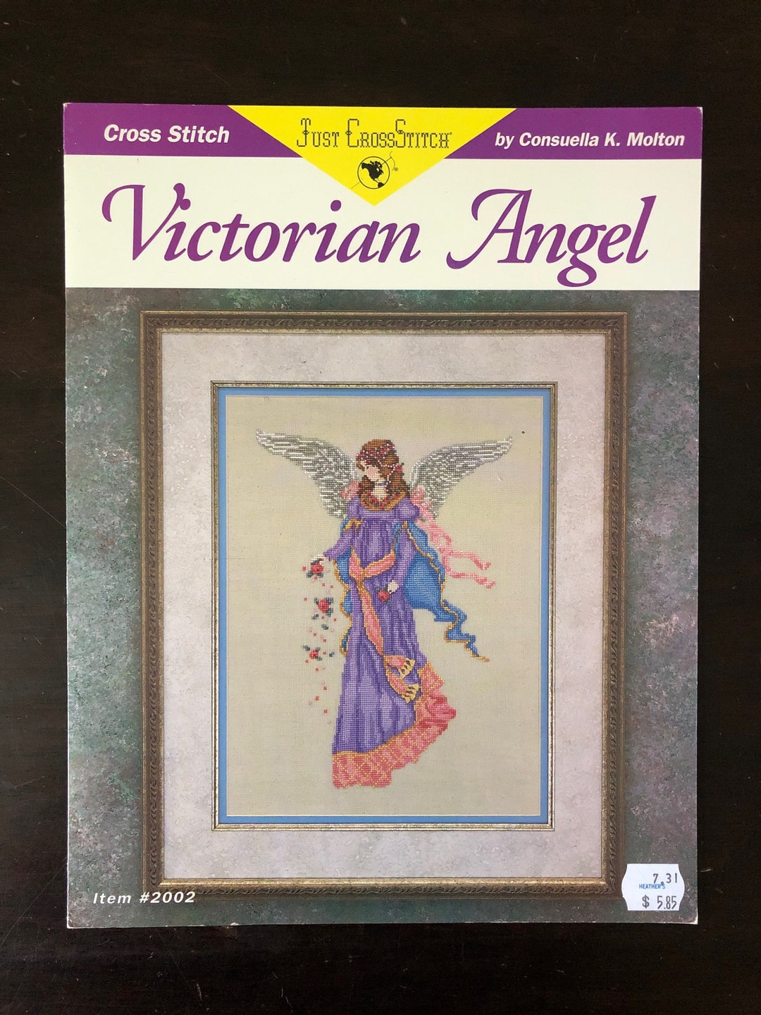 Victorian Angel Cross Stitch Chart Etsy