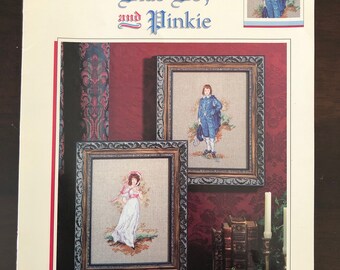 Blue Boy and Pinkie - Color Charts cross stitch chart