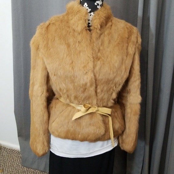 Vintage Rabbit jacket, vintage fur - image 2