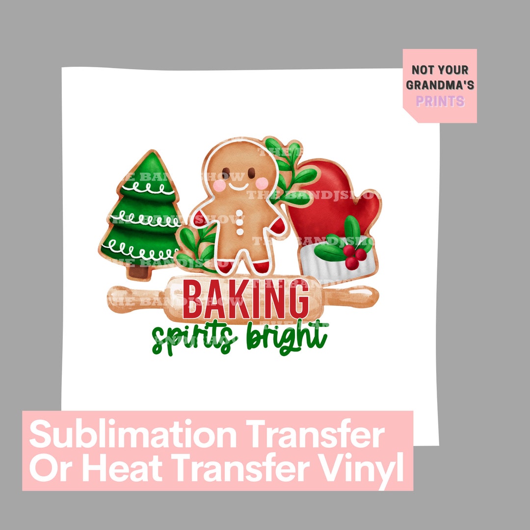 Baking Spirits Bright Christmas Print Ready to Press - Etsy