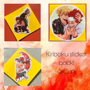 kiribaku sticker pack!