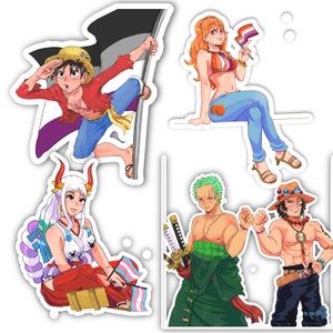 One piece sticker pride pack