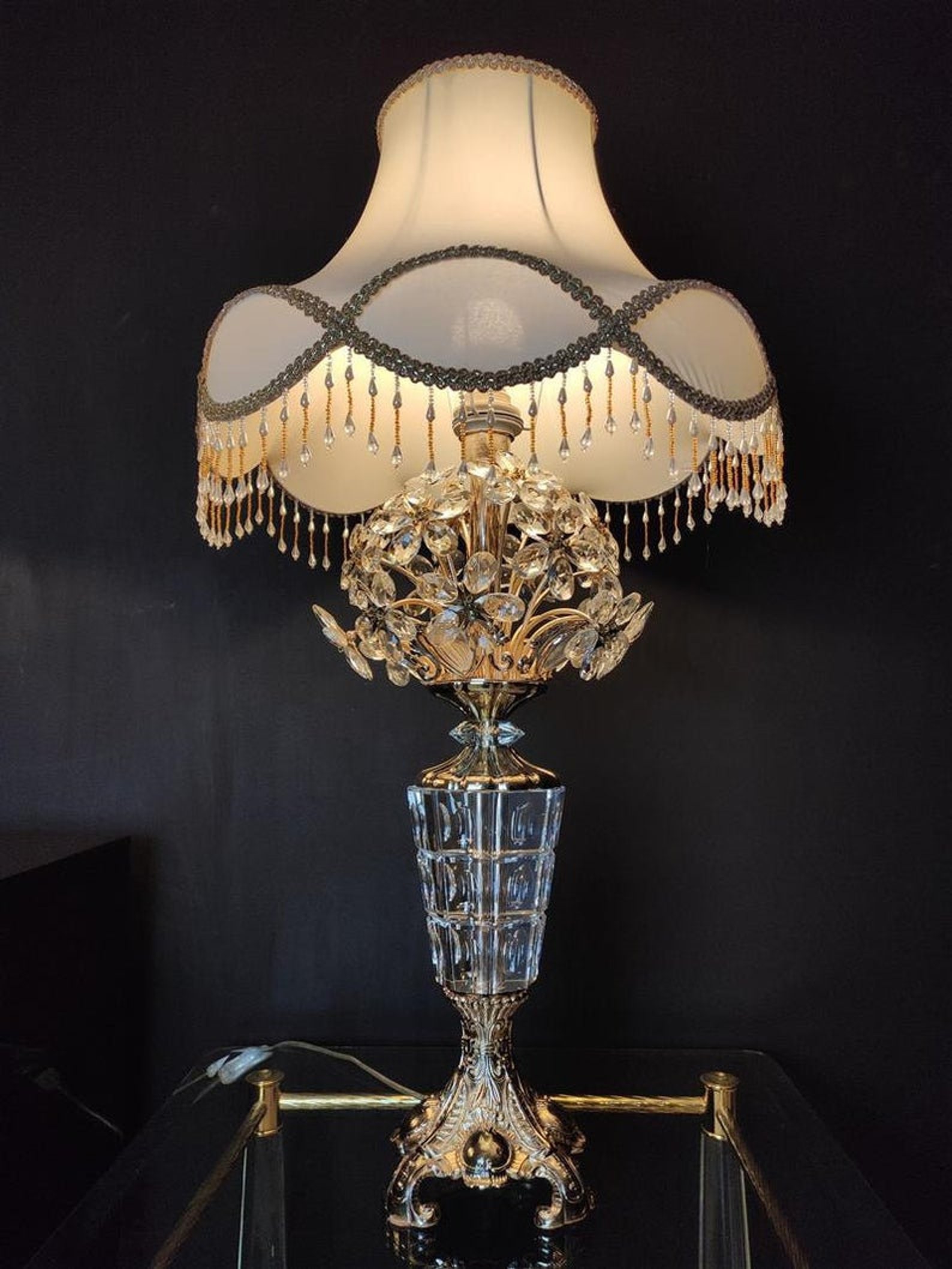 Italian Antique lampshade nostaljic lamp Lamp shade Etsy