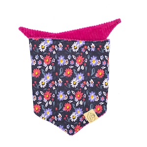 Of Bears And Foxes Scarf Bed Of Flowers Pink