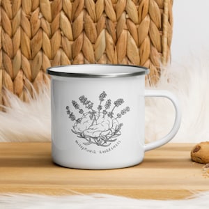 Misophonia Awareness Mug, Misophonia Mug, Chew Quieter, Loud Chewing, Blooming Brain, Flowers and Brain Mug, Hatred of Sound