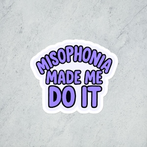Misophonie Aufkleber