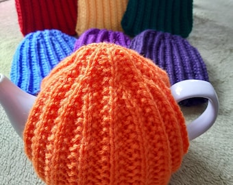 Teapot Cosy - Choose Your Colour ~ Hand Knitted, Handmade, Medium Size