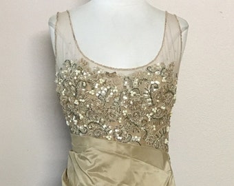 Nude Sheer Dress - Etsy