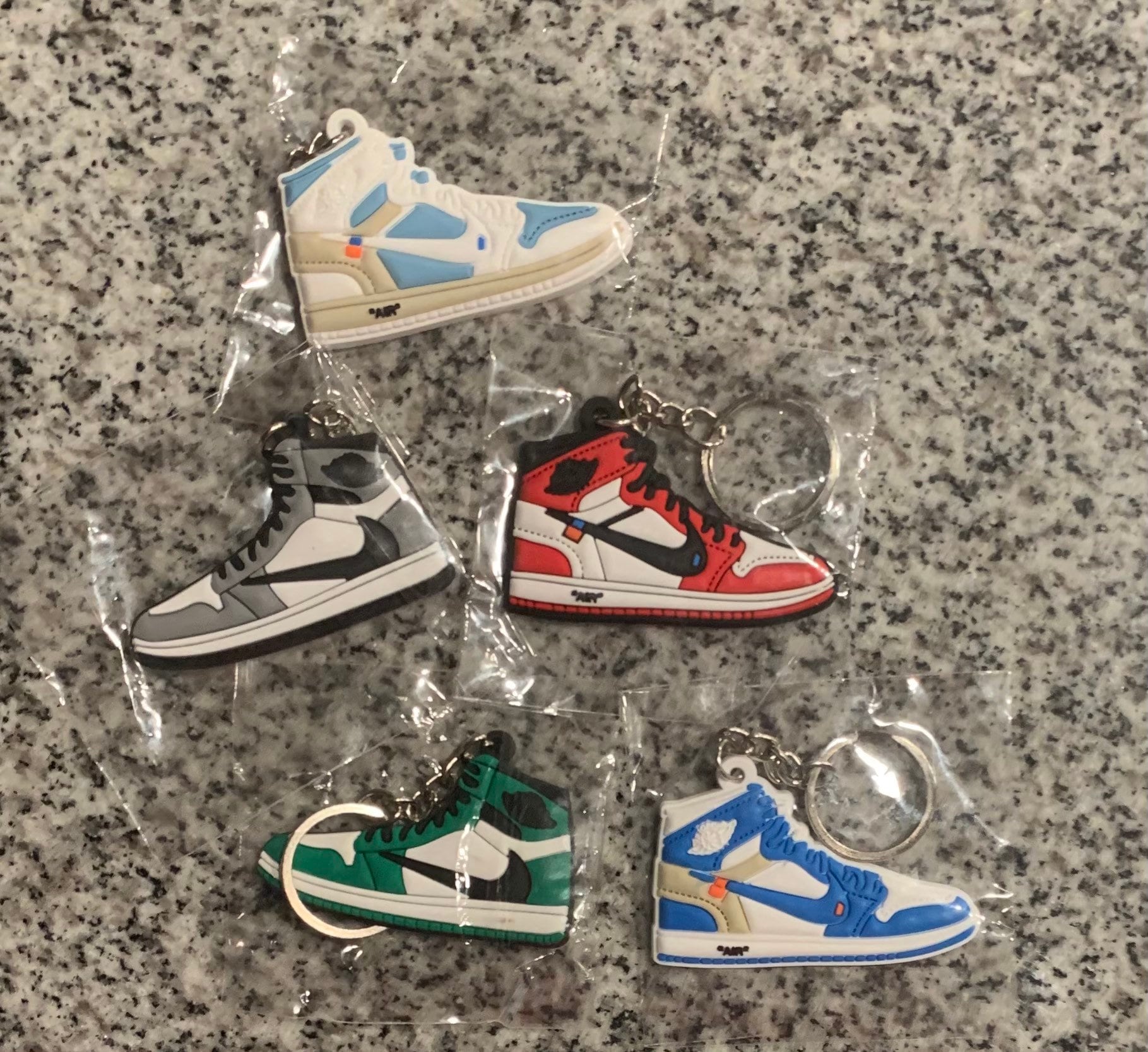 off white jordan keychain