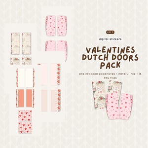 Dutch Doors Sticker Pack | Digital stickers for Goodnotes | Cute Functional Dutch Doors for digital planners | iPad & Android