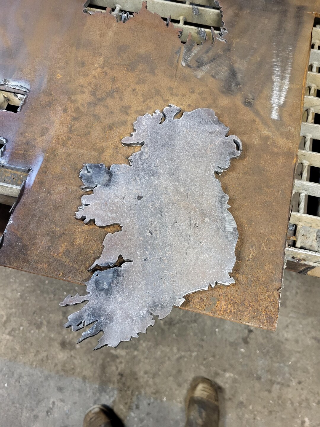 Map of Ireland, Irish Steel Cnc Map - Etsy