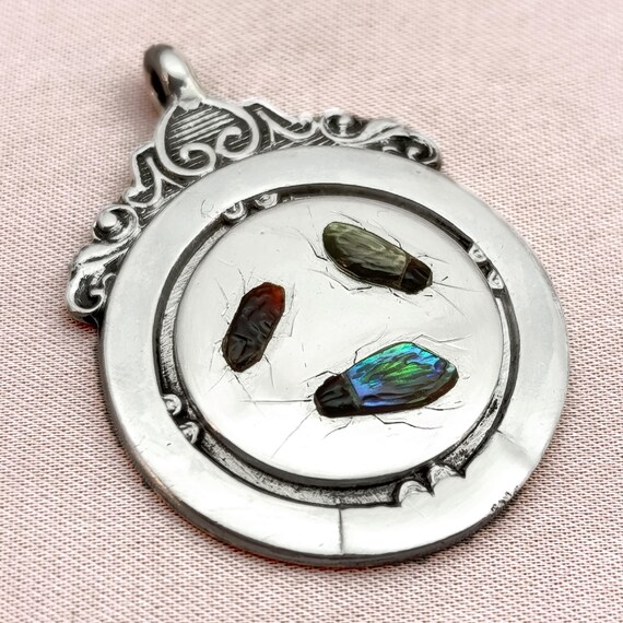 Rare Antique Unique Japanese Shibayama Insect Inlay S… - Gem