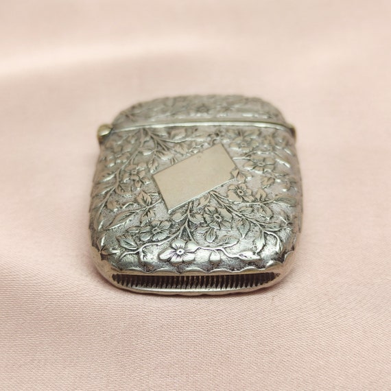 Beautiful Antique Victorian Silver Vesta Case For… - image 7