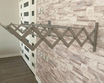 Wood Foldable Wall-Mounted Drying Rack