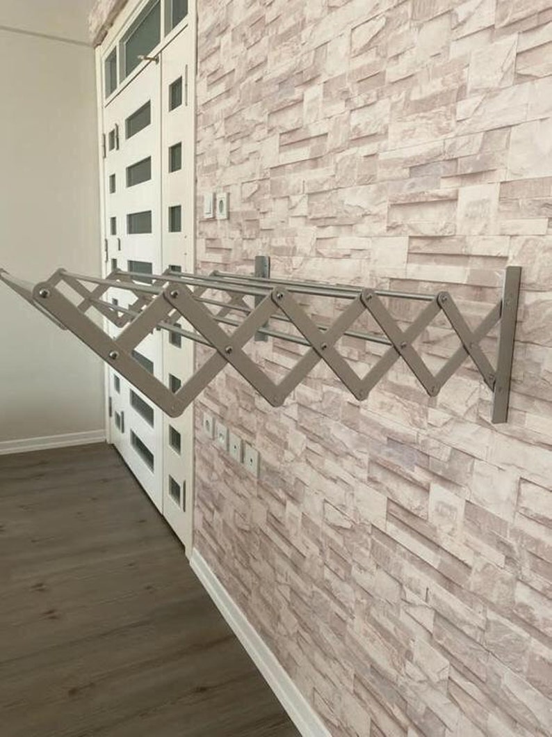 ClothesDryerShop Wall Drying Rack - Thumbnail 4