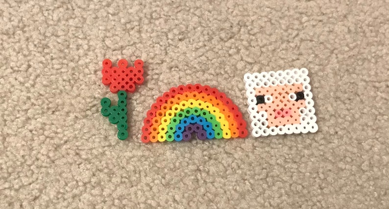 Dream SMP inspired perler bead keychains | Etsy