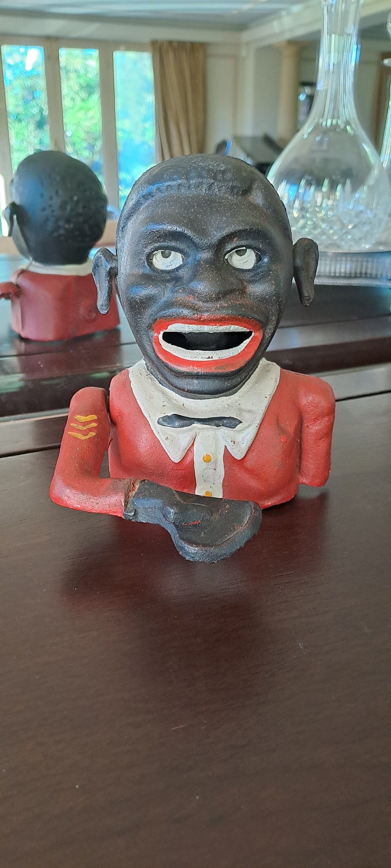 JollyBoy Cast Iron Money Bank アンティーク　貯金箱 JollyBoy Cast Iron Money Bank アンティーク 貯金箱