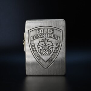 Customized Police Engraved Lighter, Police Gifts, NYPD Gifts, Sherriff Gift, Personalized Heavy Luxury Lighter, 230 grams, Made from Brass