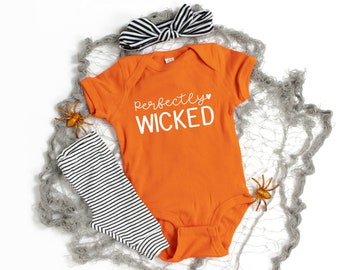 Perfectly Wicked Baby Bodysuit ♥ | Cute Halloween Baby Clothing