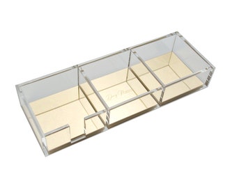Organizer Gold Desk Jewelry Cosmetic