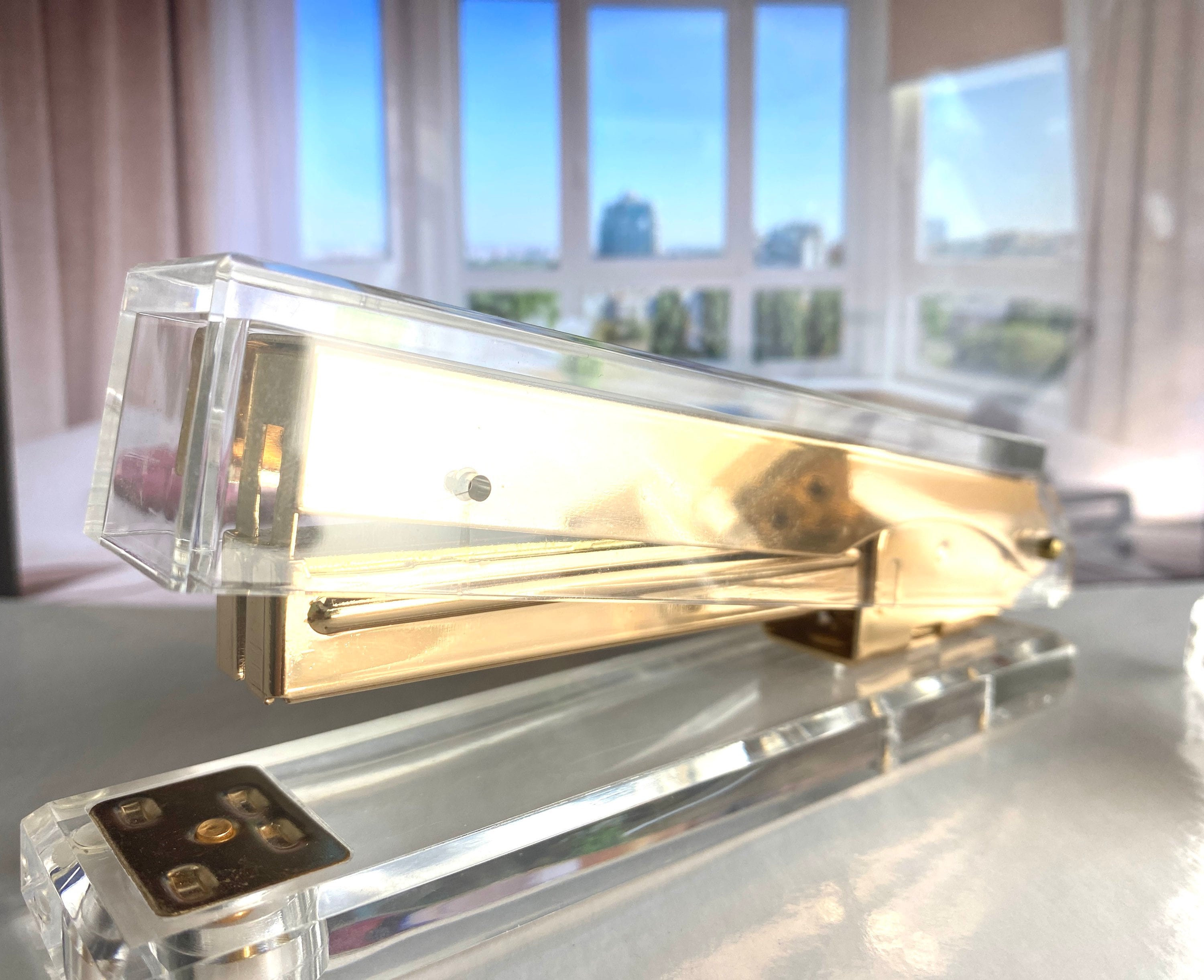 Stapler Tacker in Gold Acrylic - Etsy