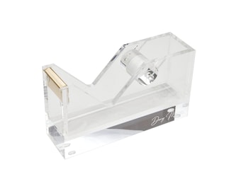 Acrylic table tape dispenser