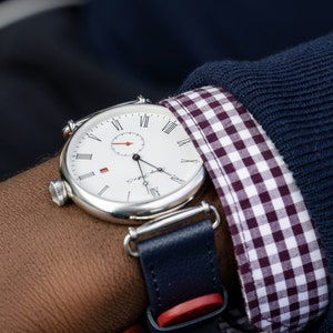 CALFSKIN WATCH STRAP, Mechanical Watch, Customizable Elegant Roman Numeral watches for men, Perfect For Every Occasion