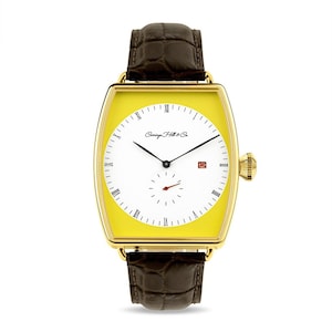 Uhren für Männer, Uhren für Frauen, Luxusuhr, Edelstahl Designer Unisex Uhr, Handgefertigte Elegante Luxusuhr mit Lederriemen