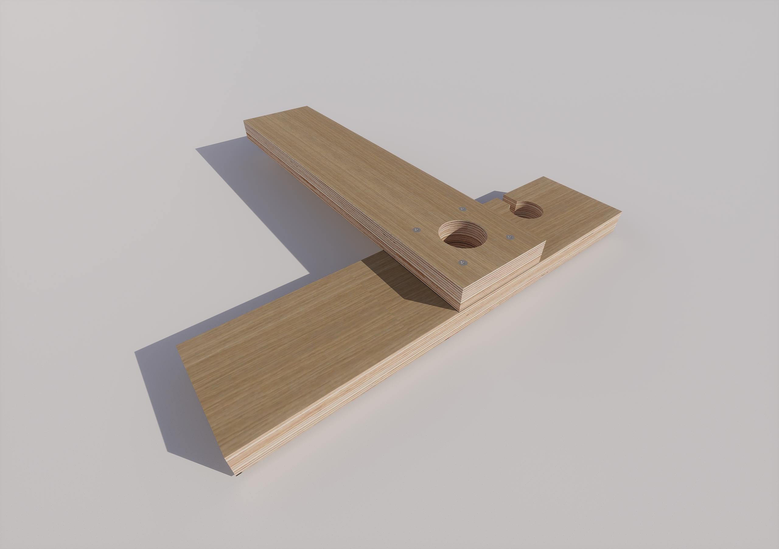 Rebate Jig - Rabbet Jig - Router Jig - Router Guide - Trim Router Jig ...