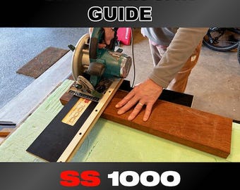 Binario Guida Alluminio Per Sega Circolare 2x1000mm - Taglio Preciso E Dritto - Compatibile Sega Immersione E Router - Foto 3