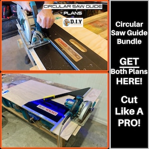 Circular Saw Guide, Circular Saw Guide Rail, Saw Guide, Saw Guide Plans, DIY Saw Track, Track Saw Guide,