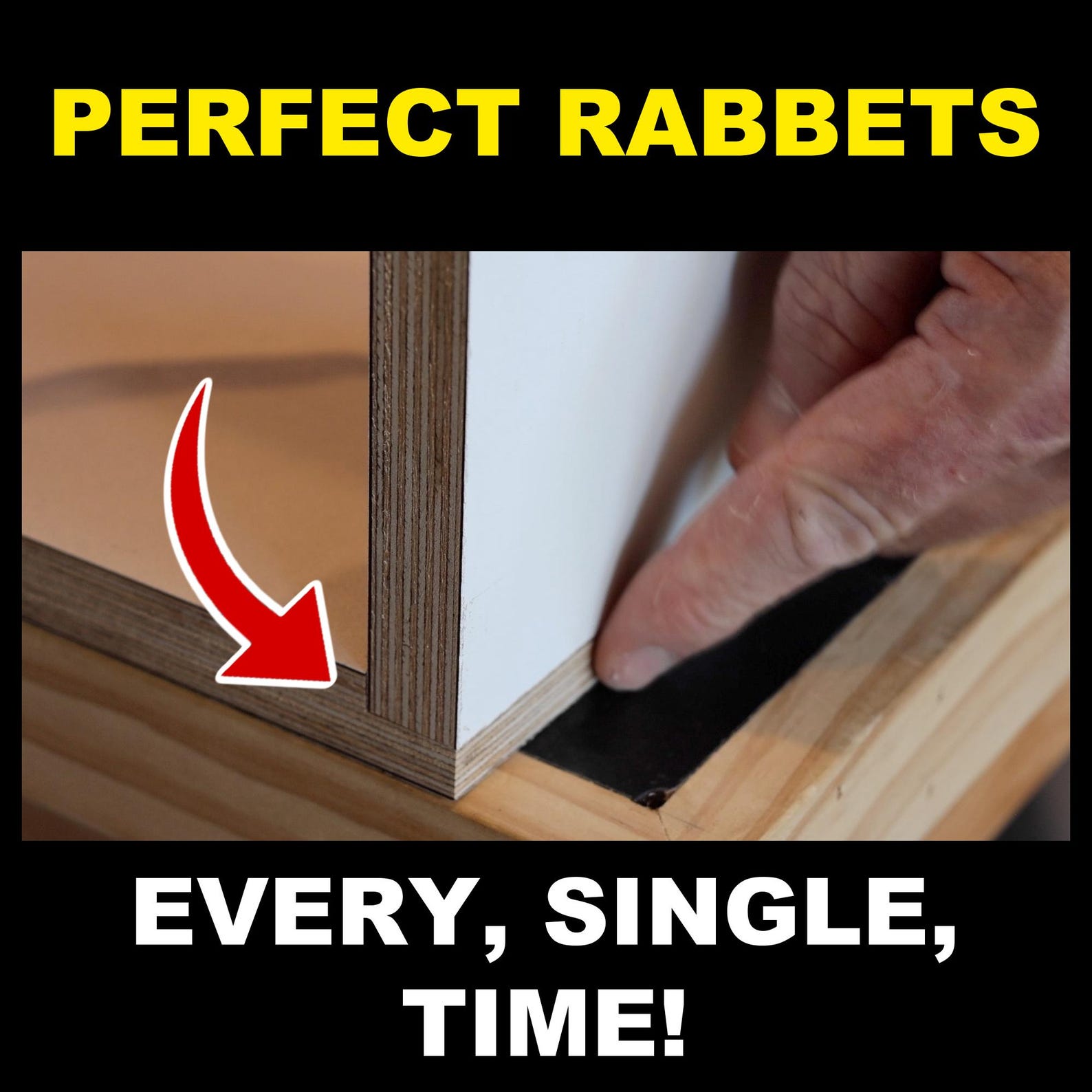 Rebate Jig - Rabbet Jig - Router Jig - Router Guide - Trim Router Jig ...