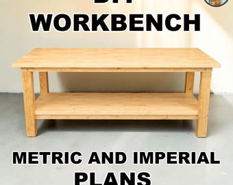 Workbench - Workbench Plans - WorkBenches - DIY Workbench Plans - Work Bench Table - Woodwork Bench - Workbench Garage