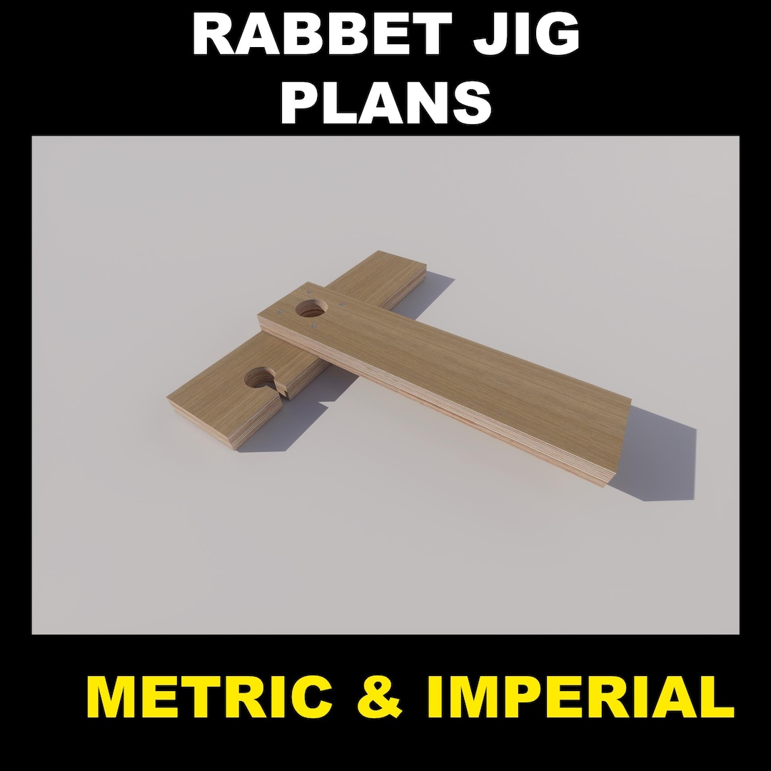 Rebate Jig - Rabbet Jig - Router Jig - Router Guide - Trim Router Jig ...