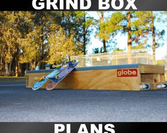 Grind Box - skate board - Grind Box Plans - Skateboard -  Skateboard Ledge - Skate Box - Skateboard Grindbox -  Skate Rail - Skateboards