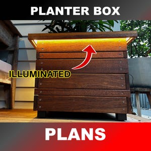 Plantenbak, plannen plantenbak, plantenbak, plannen plantenbak, plantenbak met verlichting, plantenbak voor buiten