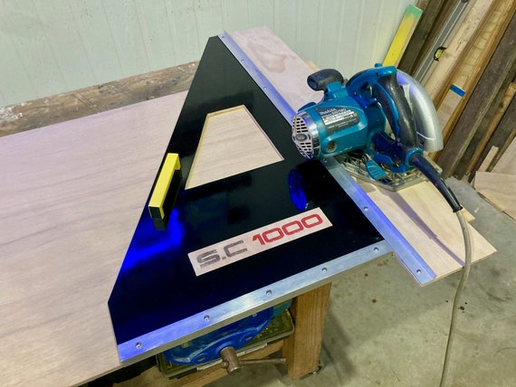 Binario Guida Alluminio Per Sega Circolare 2x1000mm - Taglio Preciso E Dritto - Compatibile Sega Immersione E Router - Foto 6