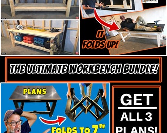 The Ultimate Workbench Bundle, Workbench Plans,