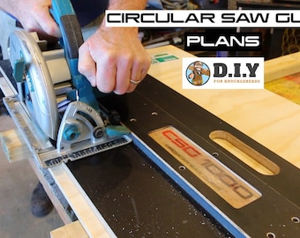 Circular Saw Guide Plans - Saw Guide -  Track Saw Guide Rail (PDF Download) - Circular Saw Guide - DIY Track Saw Rail