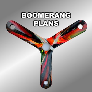Boomerang - Boomerang que regresa - Planes de Boomerang - Diseño de Boomerang - Juguetes de madera - Juguetes - Juguetes y juegos
