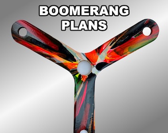 Boomerang -  Returning Boomerang - Boomerang Plans -  Boomerang Design - Wooden Toys - Toys -  Toys and Games