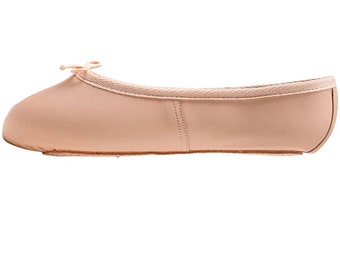 Ballet Shoe Full Sole Leather Ballet Shoe Pink