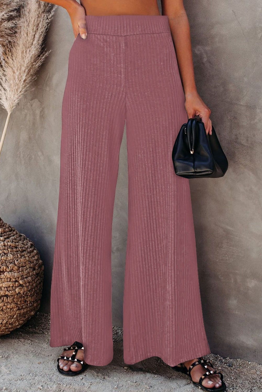 Ribbed Knit Pants - Etsy
