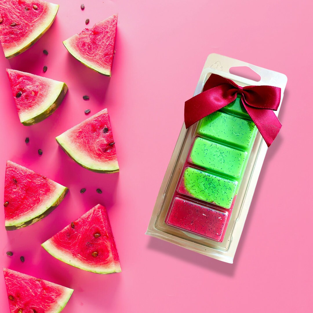 Watermelon Wax Melts UK Highly scented Handmade. Glitter Etsy