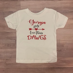 georgia bulldog youth shirt; Georgia shirt; college football; game day shirt; dawg shirt