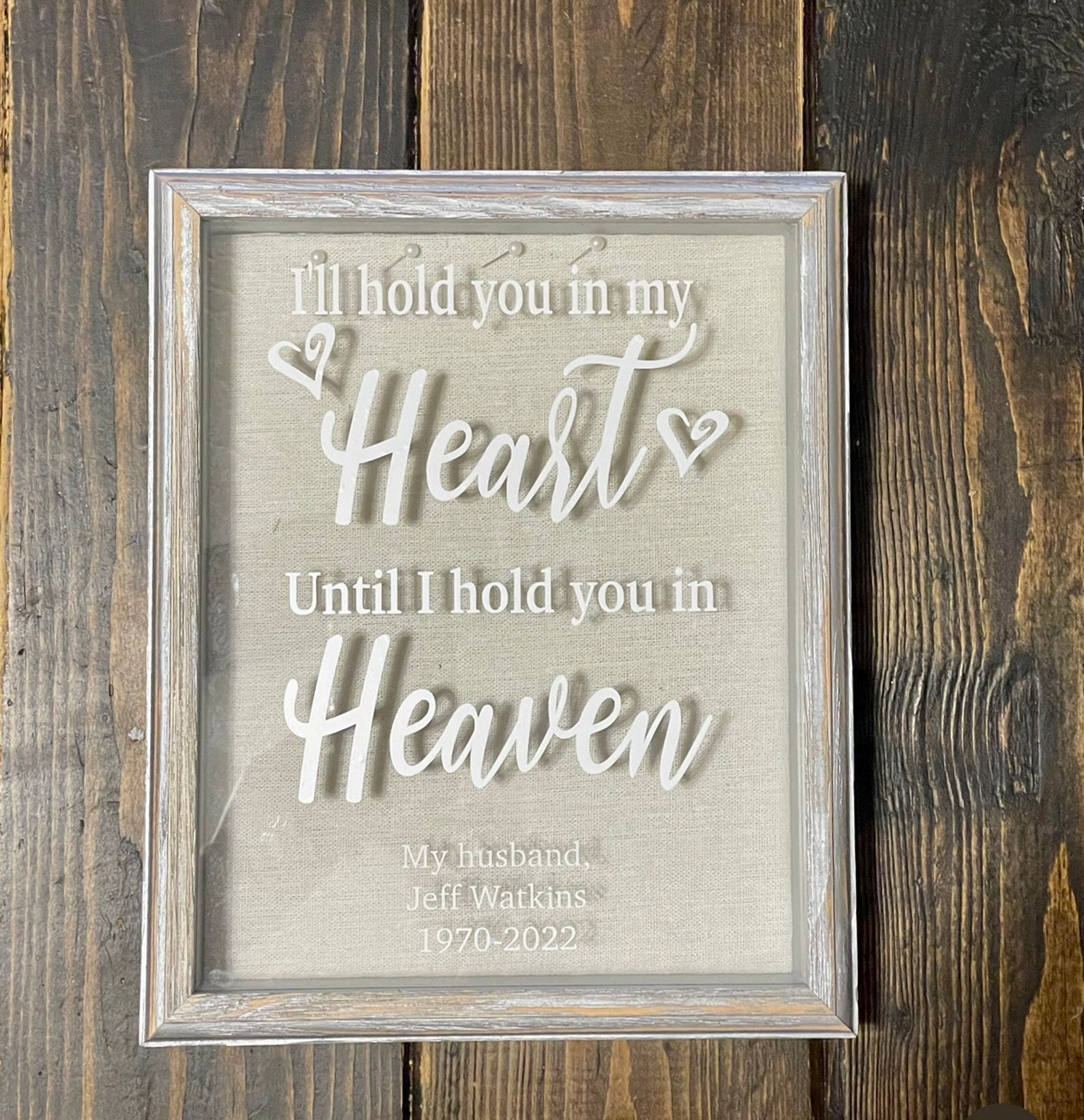 Memory Shadow Box for Loved One, Memory Box, Shadow Box, Keepsake Etsy