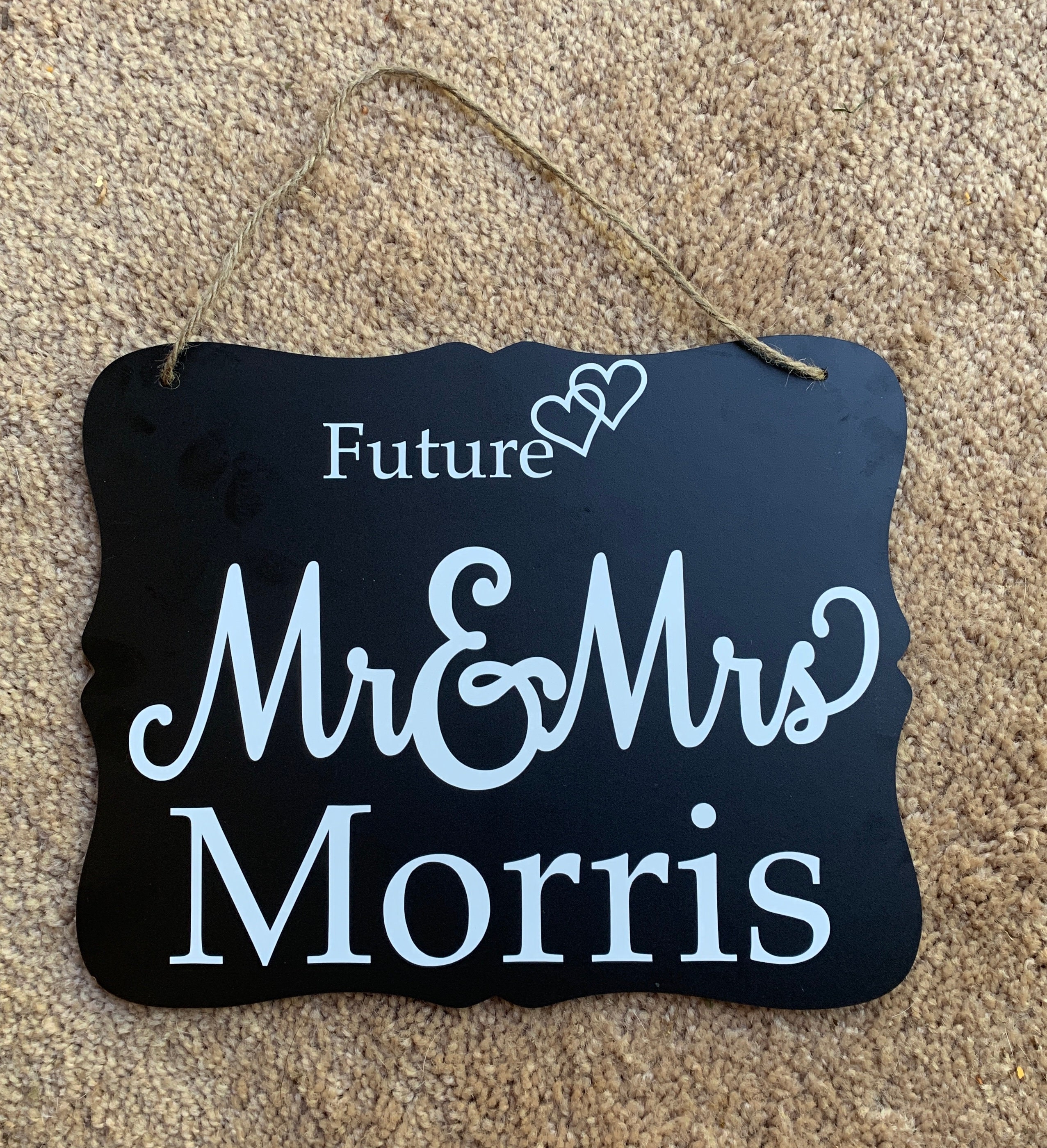 Engagement Sign, Mr. and Mrs., Wedding Sign - Etsy