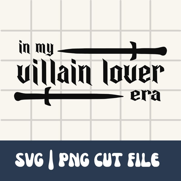 Villain Lover Era Svg | Book Svg | Villian Lover Book PNG | Bookish Svg | Bookish Png | Villain Era Svg | Booktok Png | Book Lover Gifts